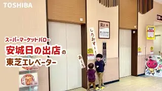 【453日目】スーパーマーケットバロー安城日の出店のエレベーター（東芝製）