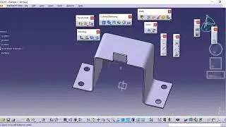 Sheet Metal Design con Catia V5 ejemplo 2