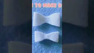 How to make cute felt bow. Bow DIY tutorial