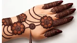 New Beautiful Mehndi Design 2025 | back hand mehndi design| Simple  mehndi design|Mehandi ka design 
