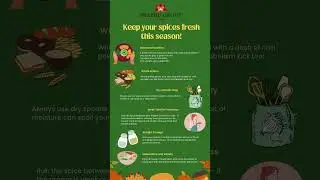 How to Keep your spices fresh this Season! #spices #freshness #how #howto #food #fyp #explore #b2b
