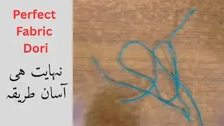 Perfect Fabric Dori Banana Seekho | Easy Fabric Cord Making #videos @easysilaikattaicourse6464