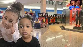 🎠 Join the Fun: Genasis & Trinity's Mall Adventure! 🛍️🎈