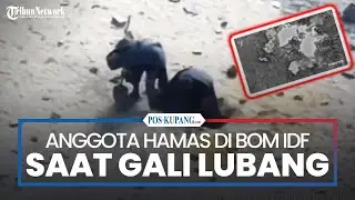 IDF Bom Anggota Hamas Saat Menggali Lubang untuk Bahan Peledak Di Jalur Gaza Utara