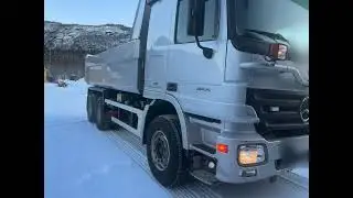 2008 Mercedes Actros 2655K 6x4 plow rig dump truck w/ gravel rake and undercutter. One owner!
