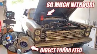 Dyno Testing Our Homemade Nitrous System! AMAZING POWER Gains For the Galaxie!