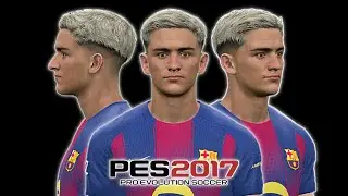 PES 2017 | NEW PABLO GAVI 2025 FACE, CONVERTED FROM EFOOTBALL 26 | DOWNLOAD 