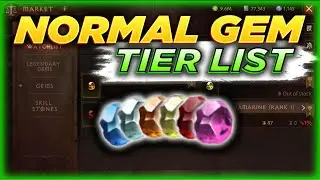 DONT WASTE Platinum On These Gems! Normal Gem Tier List! | Diablo Immortal