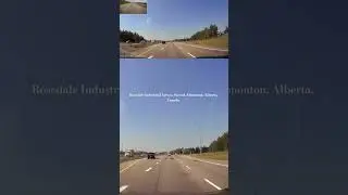 Rosedale Industrial Area to Secord, Edmonton, Alberta, Canada. #dashcamvideos #driving #edmonton