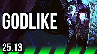 KINDRED vs PANTHEON (JGL) | 15/2/11, Godlike | KR Challenger | 25.13