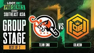 Team SMG vs OB.Neon Game 2 - Pro Series 7 SEA: Group Stage w/ MLP & johnxfire