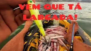 #09# PESCARIA DE LULA, TÁ LARGADA!!! #FGKAYAKFISHING #pescadelula #kayakfishing #fishing #pescaria