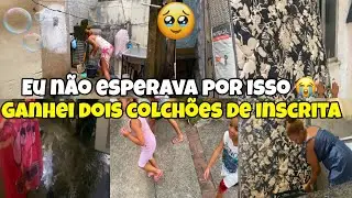 DEUS FEZ DE NOVO 😭🙌🏾✨ | MUITA CHUVA | LIMPEI O QUINTAL | GANHEI DOIS COLCH&Otilde;ES DE INSCRITA 🛏️😭