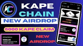 Kape chain new airdrop | kape chain sign up kesy krein | 5000 kape token claim | new airdrop