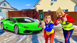 Mr. Joke and Mr. Joe found Auto Keys to Super Car Lamborghini Huracan 13+