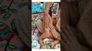 How to massage a newborn baby Indian style #BabyAadhyan