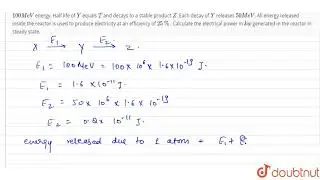 In a nuclear reactor an element `X` decays to a radio active element `Y` at a constant rate `10^(15)