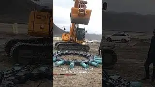 Hydraulic pile breakers assembled and tested at the factory #PileBreaker #PileBreakerManufacturer