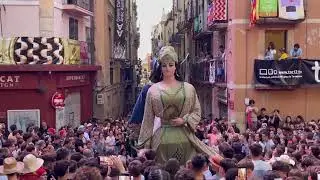 Gegants Moros de Tarragona | Cercavila de Vig&iacute;lia, Santa Tecla 2025