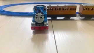 Plarail Thomas Loop Track (Reverse Direction) | Relaxing Toy Train Running Video