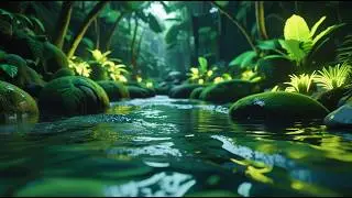Tranquil Forest Sounds / Peaceful Forest Stream / Birdsong #365