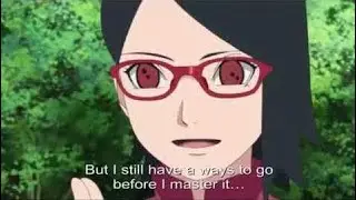 Sarada copied Clone Jutsu with her Sharingan / Boruto Episode 24