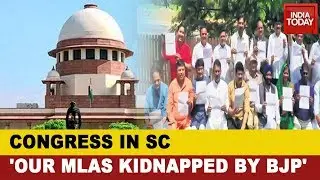 SC Resumes Hearing On BJP's Plea Seeking Floor Test; Congress Says Their MLAs Kidnapped By BJP