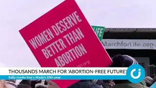 Thousands march for &lsquo;abortion-free future&rsquo;