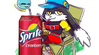 Klonoa And Huepow Drink Sprite Cranberry (Day 8)