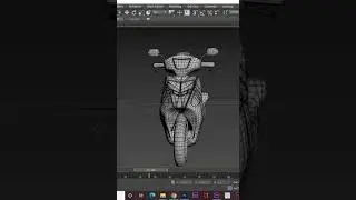 3d max Activa /Scooter Modeling ( Hero Maestro)#viral #shorts
