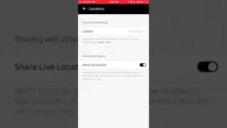 How NOT SHARE LIVE LOCATION on UBER?