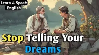 Stop Telling Your Dreams | Let your Action Speak | An Inspiring English Story | 