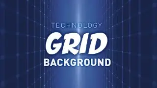 Technology Grid Background Video Loop