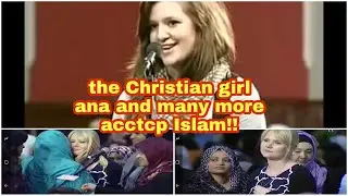 The beautiful Christian girl is accepted islam!! Hijab About islam religion dr zakir naik !!