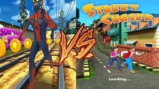 Spider Subway Surf vs Street Chaser Gameplay For All Kids And Babies