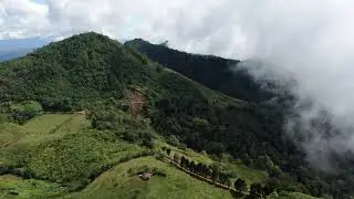 Costa Rica La Potenciana Turrubares Mountain Range Aerial Flight - Arbofilia ITF TFA