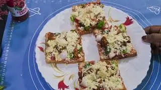 Bread pizza Recipe /Easy Snack Recipe 