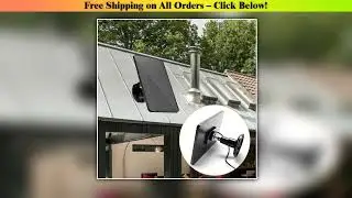 Solar Panel IP6 Waterproof 360with 10W 5V Charging Solar Panels with Type-C Port Fit for Doorbell