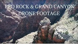 4K Drone footage from Red Rock, Nevada and outside the Grand Canyon