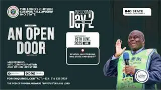 IMO STATE CAMPUS CONFERENCE 2025 II OPEN DOOR II DAY TW0