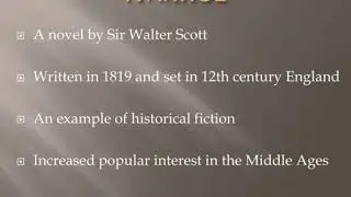 sir walter scott amp ivanhoe