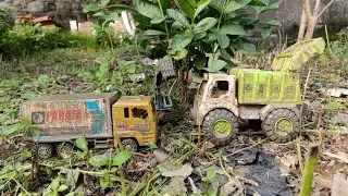 Membersihkan Mainan Mobil Mobilan, Mobil Balap, Bus Telolet, Truk Molen Besar, Beco Excavator, Tayo1