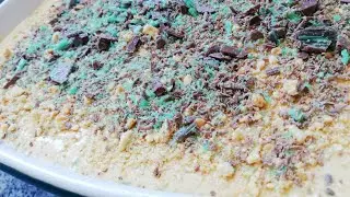 South African food #peppermint  #easydessertrecipe  #fridgetart