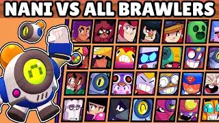 NANI vs TODOS LOS BRAWLERS | 1vs1 | DE CERCA Y LEJOS | RETRO NANI | BRAWL STARS
