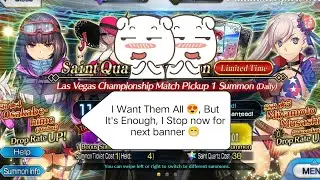 OK Stop! Last Multi Summon Las Vegas Championship FGO Summer Musashi Rolls & Osakabehime FGO Global