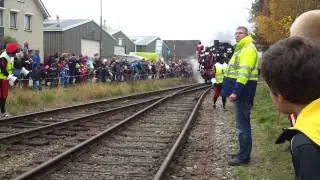 aankomst sint met de stoomtrein in lieren/beekberg