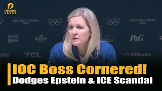 SHOCKING: IOC Chief Dodges Epstein & ICE Scandal Questions Ahead of 2026 Olympics!