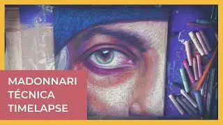 T&eacute;cnica MADONNARI en marmolina | Timelapse
