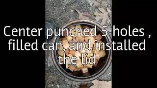 Making more bio-char in the campfire 10-16-2017