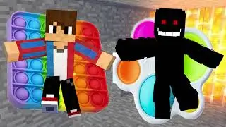 SIMPLE DIMPLE VS POP IT IN MINECRAFT! SONG ABOUT SIMPLE DIMPLE IN MINECRAFT